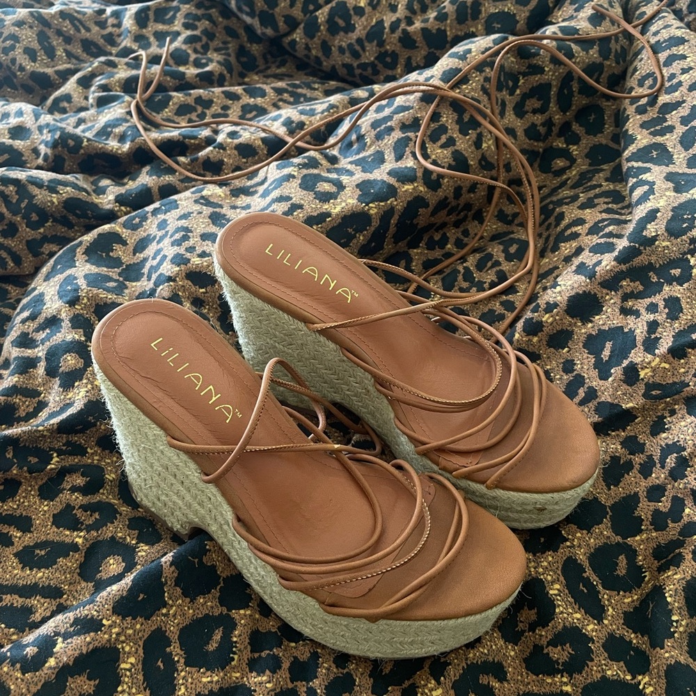 Liliana strappy wedges